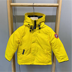 Зимова куртка пуховик для хлопчика Жовта 4120 114, Жёлтый, Для мальчиков, Осень Зима, 150 , 9 лет