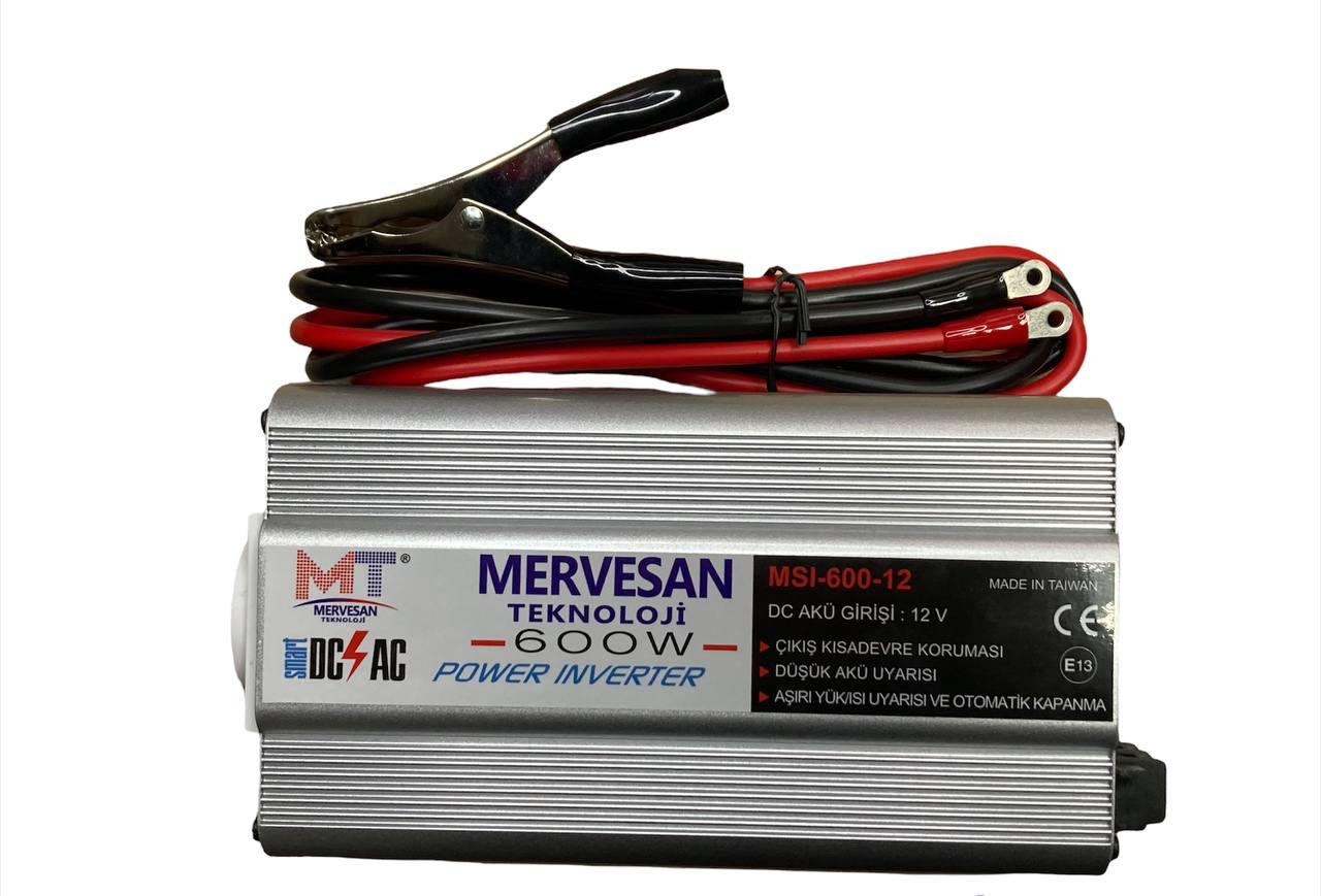 Перетворювач напруги Mervesan 600W 12V 220V