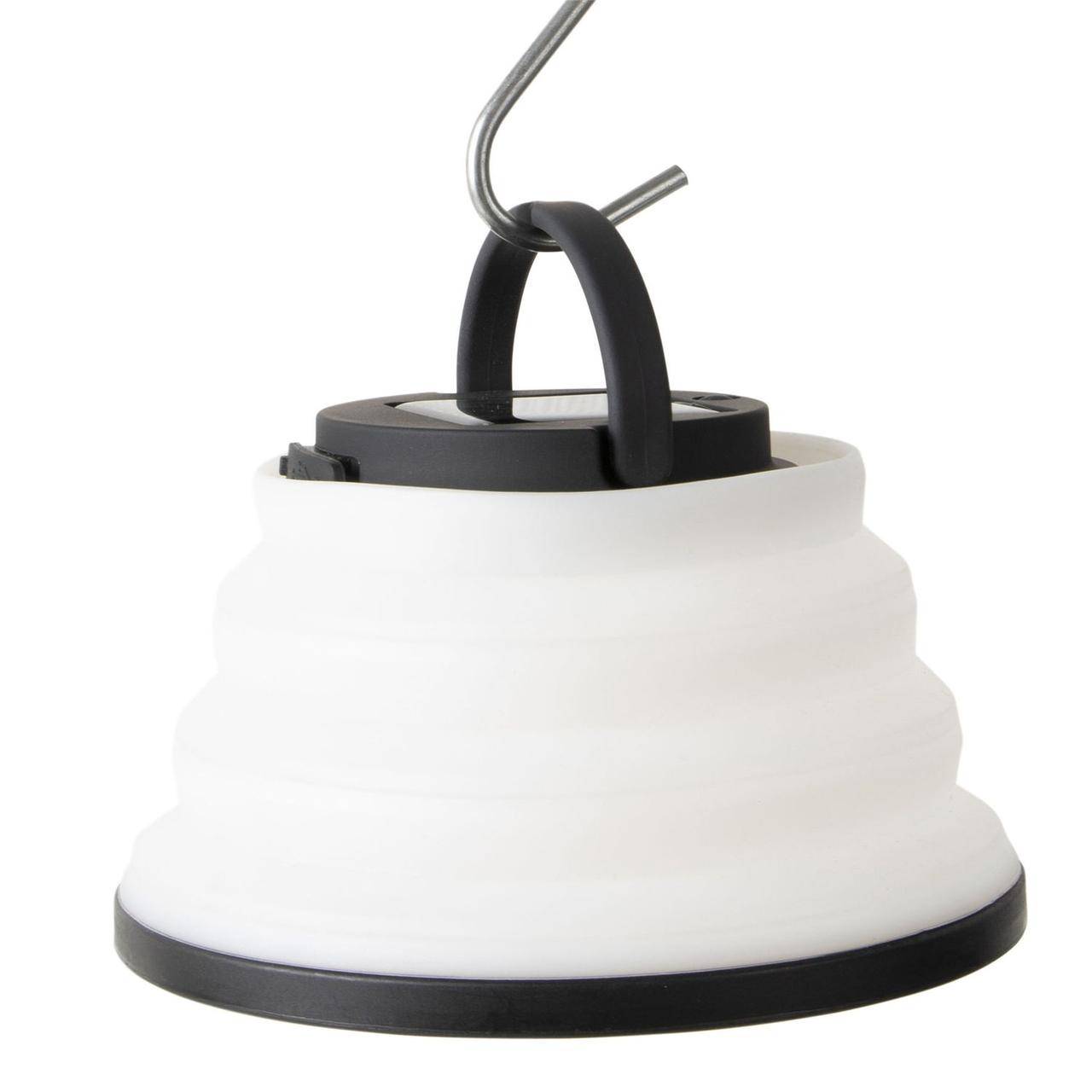 Підвісний кемпінговий ліхтар Bo-Camp Seginius Solar Rechargeable 150 Lumen (White/Black)