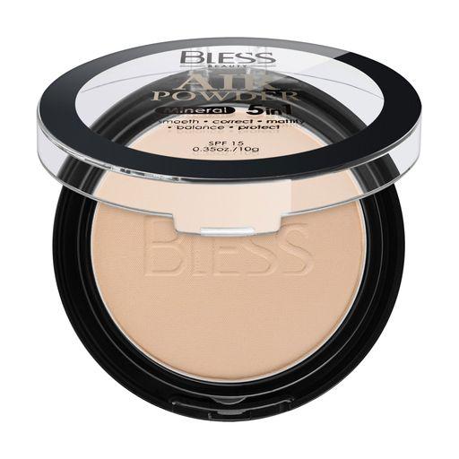 Компактна мінеральна пудра для обличчя Bless Beauty Air Powder 5 in 1 SPF 15, 103, фото 1