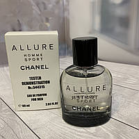 Тестер мужской туалетной воды Chanel Allure Homme Sport / Шанель Аллюр Хом Спорт / 60 ml.