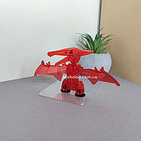 Фигурка Динозавр Стикбот StikBot Dino для анимационного творчества Красный