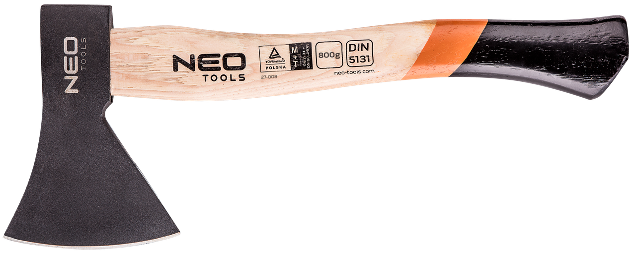 Колун NEO 800 г, дерев'яна рукоятка