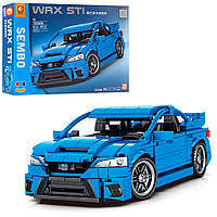 Конструктор машинка Subaru WRX STI инерционная 1:18, 812дет (705806)