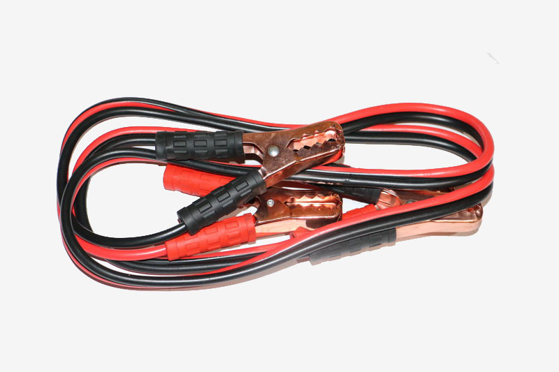 Провода для прикуривания АКБ медные 300А 2.2м TESLA к-т 2 шт (пусковой ...
