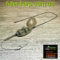 Рибальська годівниця в зборі з пресформою в комплекті. Короповий монтаж "Method Flat SL", вага 50 грамів