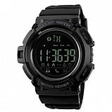 Чоловічий тактичний годинник Skmei 1245 Black, фото 3