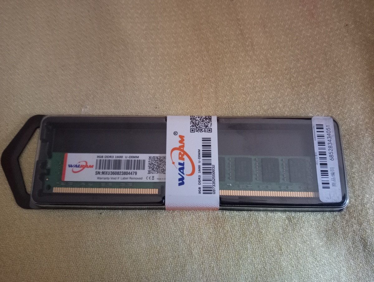 Оперативная память Walram DDR3 8GB 1600mhz Intel/AMD новая (ID ...