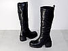 Зимові чоботи жіночі чорні стильні Хіт 38р, фото 3