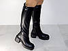 Зимові чоботи жіночі чорні стильні Хіт 38р, фото 4