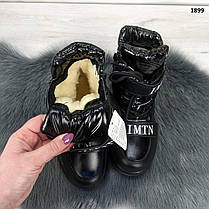 Черевики дитячі для дівчинки чорні спортивного плану Jong Golf, фото 3