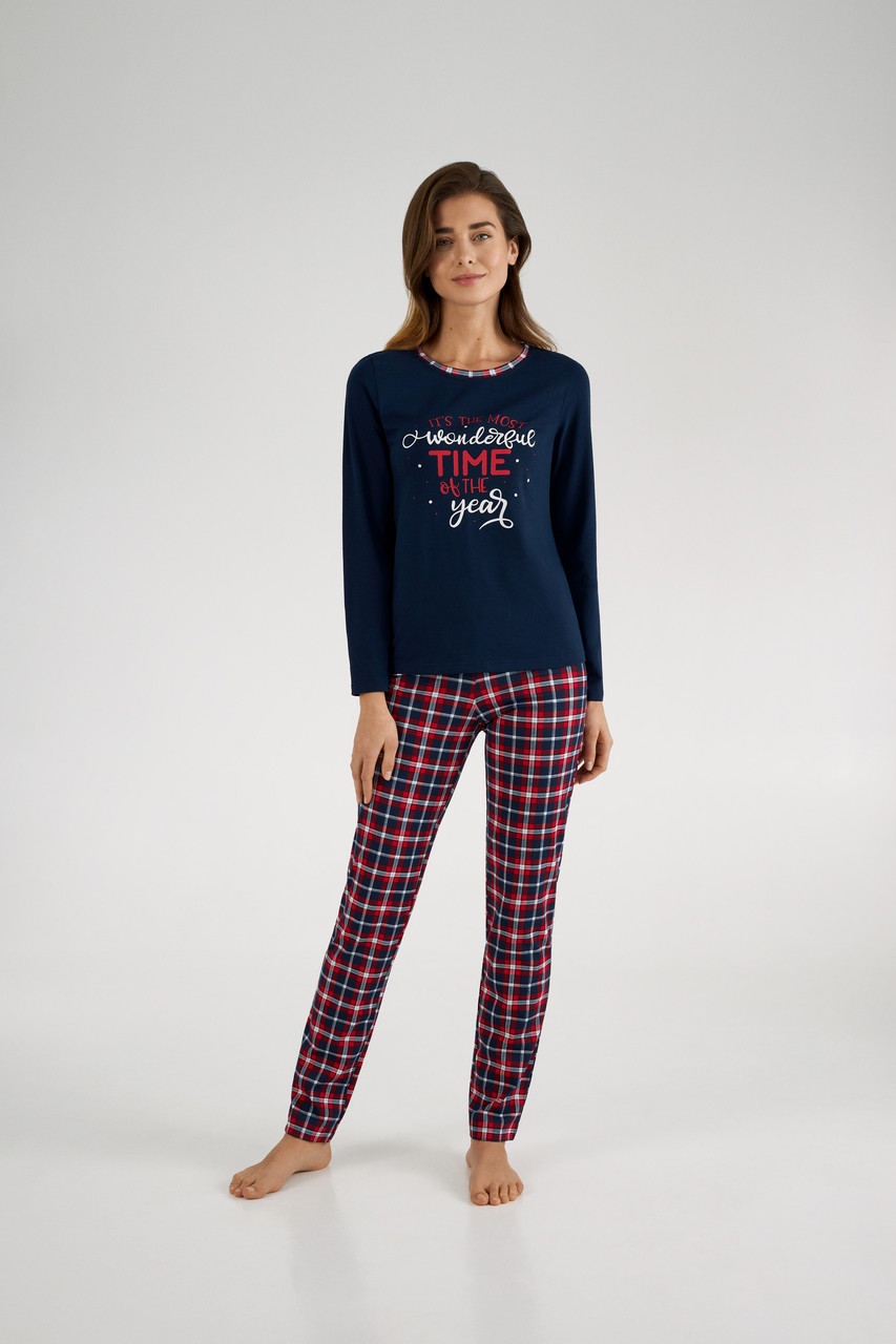 Піжама жіноча НОВОРІЧНА ELLEN CHRISTMAS MOOD натуральна бавовна, фото 1