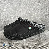 Чоловічі домашні тапки з хутром, фото 5