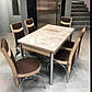 Кухонний комплект, розкладний стіл + стільці 4 шт., фото 8