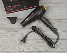 Професійний фен для волосся потужний 2800W ⁇ Класичний фен для сушіння та укладання волосся Gemei GM 1765, фото 5