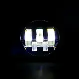 LED Протитуманні фари ДХО DRL 5 лінз, 56 Вт, двоколірні жовто-білі (перемикання одою кнопкою) (9-32В), фото 9
