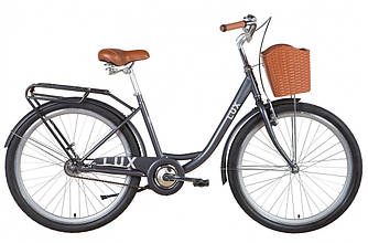 Велосипед 26" DOROZHNIK LUX темно-сірий 2022