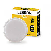 Светодиодный светильник Lebron L-WLR, 15W, круглый, 4100K, 1300Lm, угол 140°