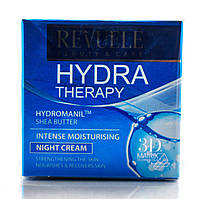 Ночной крем для лица интенсивно увлажняющий, Hydra Therapy 3D Matrix Technology, Revuele, 50 ml