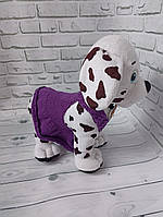 Гарна сукня для песика для собаки фіолетового кольору для дівчинки