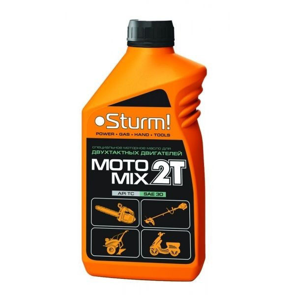 Олива для двотактних двигунів Sturm Moto Mix 2T 1л, фото 1