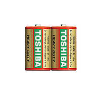 Батарейка сольова TOSHIBA R20/D 2 штуки