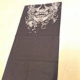 Маска захисна шарф-накидка пов'язка на шию обличчя захисна баф-обрис, фото 3