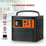 Портативна зарядна станція TIG FOX Portable 540Wh павербанк станція до 8 годин безперебійного живлення, фото 5