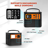 Портативна зарядна станція TIG FOX Portable 540Wh павербанк станція до 8 годин безперебійного живлення, фото 3