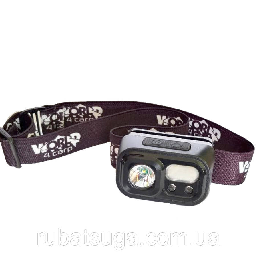 Налобний ліхтар із датчиком World4Carp SUPREME HEADLAMP 220 LM