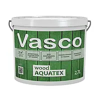 Декоративное деревозащитное средство Vasco wood Aquatex 2,7 л