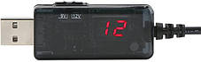 USB шнур з перемикачем 9V - 12V універсальний USB to DC 9V / 12V, фото 4