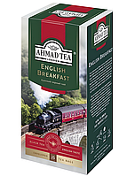 AHMAD Tea. Чай Англійський до сніданку, 25х2г в одноразових пакетиках з ярликом, 50 г