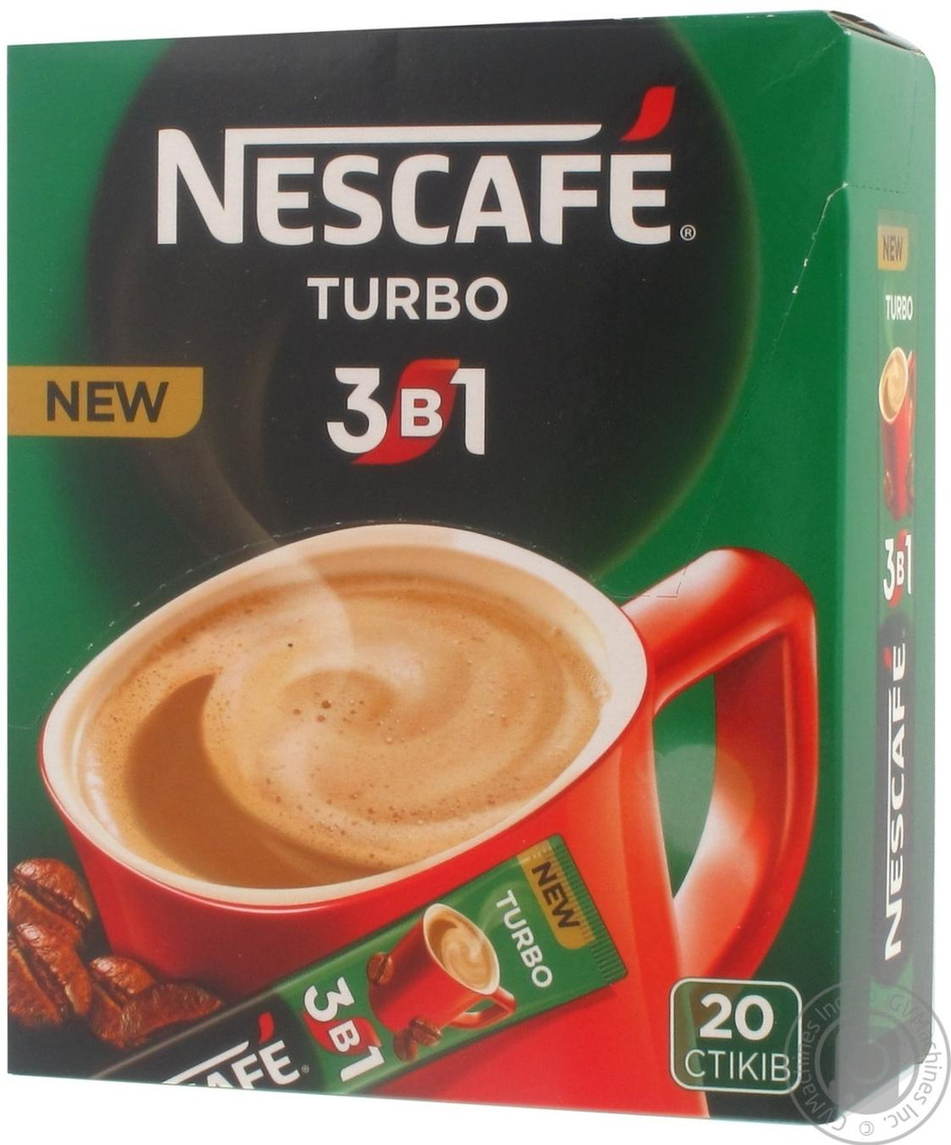 Кавова суміш Nescafe 3в1 "Turbo" 20 шт.