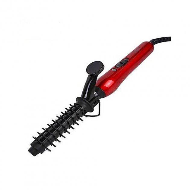 Качественная Плойка для Волос Kemei ZFB-KM-19 Черно-красная, Плойка для ...