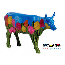 Колекційна статуетка Корова у голландських тюльпанах "Netherlands" Size L