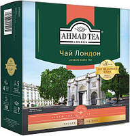 Ahmad Tea London. Чай Лондон, 100х2г в одноразових пакетиках з ярликом, 200 г