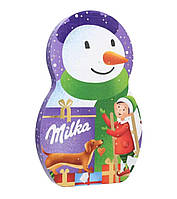 Адвент календар Milka Snow Mix Adventskalender веселий сніговик, 235 грам
