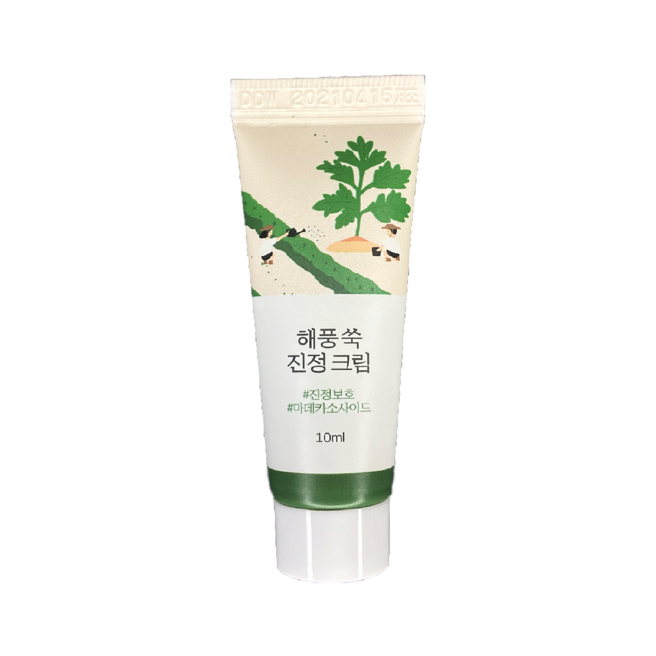 ROUND LAB MUGWORT Calming Cream 10 ml - Заспокійливий крем з морським полином, фото 1
