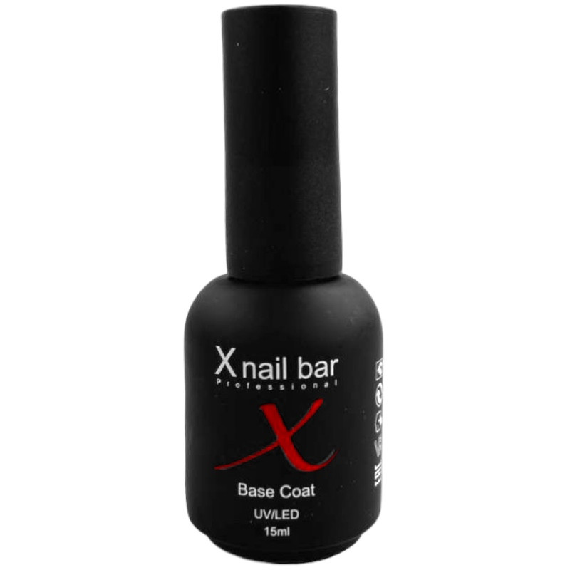 Базове покриття Base Coat X Nail Bar Professional для гель-лаку, 15 мл.