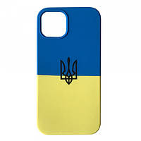 Чохол бампер силіконовий Apple iPhone 13 Mini Айфон Silicone Case Колір Прапор та герб України Full