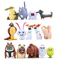 Тайная жизнь домашних животных The Secret Life of Pets 14 шт./компл. фигурки детские игрушки ПВХ