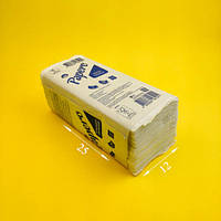 Рушники паперові одношарові целюлозні Papero RV032, 150 аркушів