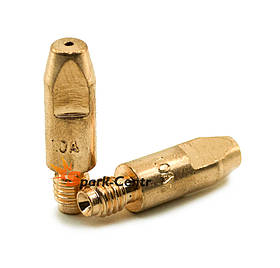 Наконечник токос'емноє для алюмінію (E-Cu для Al) Ø0,8 мм М6х28 для пальників RF GRIP 25 Abicor Binzel