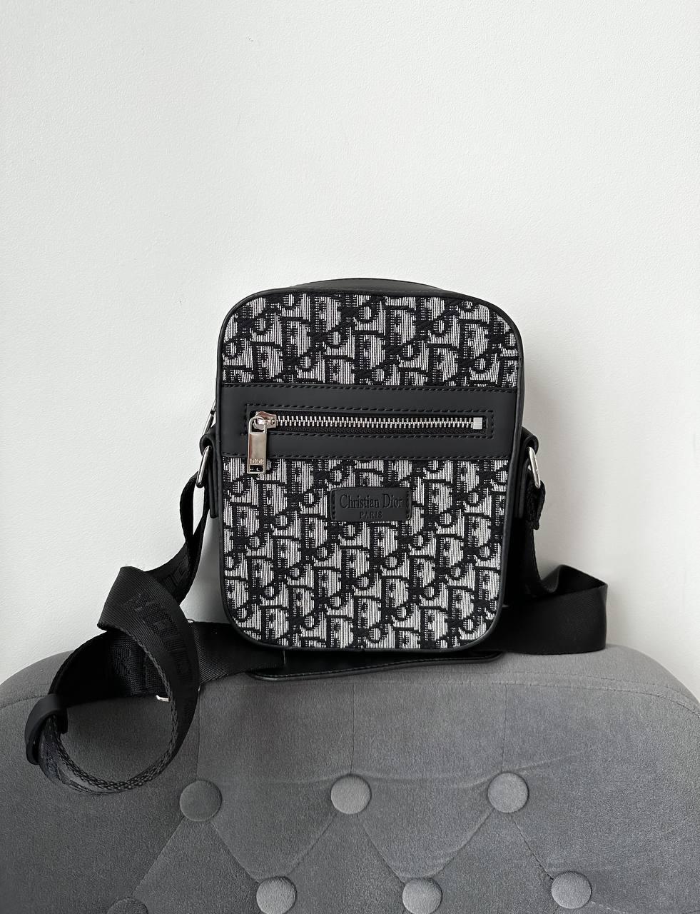 Чоловіча сумка Крістіан Діор чорна Christian Dior black