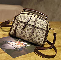 Маленькая женская сумочка клатч через плечо в стиле Гучи, мини сумка для девушек эко кожа стильная и модная MS