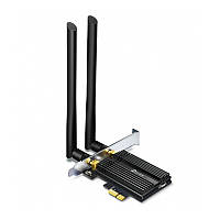 Бездротовий адаптер PCIe TP-Link ARCHER TX50E (AX3000, Wi-Fi 6, Bluetooth 5.0, WPA3, 2 зовнішні антени)