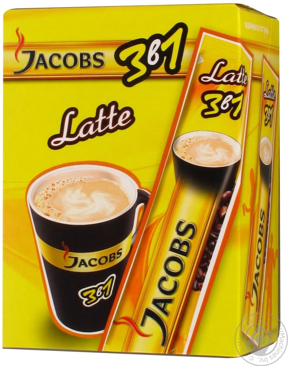 Кофейный напиток Jacobs 3в1 "Latte" 24 шт. - фото 1 - id-p285837817