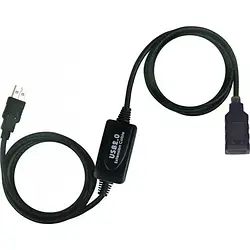 Дата-кабель Viewcon VV043-25M USB Type-A (тато) - USB Type-A (мама) 25m