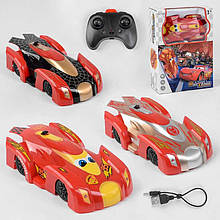 Антигравітаційна машинка на радіокеруванні Y 77-1/2/3/6, 3 типи, підсвітка, їздить по стінах, акум.